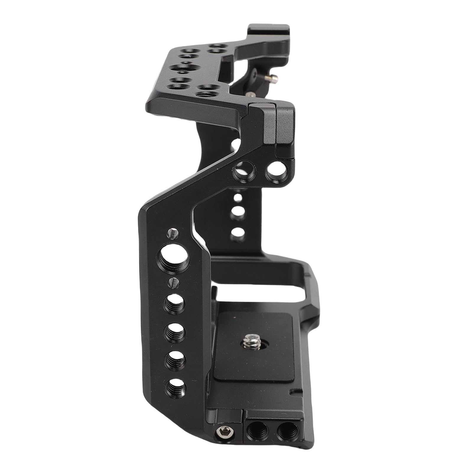 Generic Wspornik Stabilizujący do Klatki Aparatu Fotograficznego do Aparatu A9III A1 II, Lekki Stop Aluminium z Otworami na Gwint 1/4 3/8 Uchwyt Zimnego Buta Kompatybilny z Arca, Akcesoria