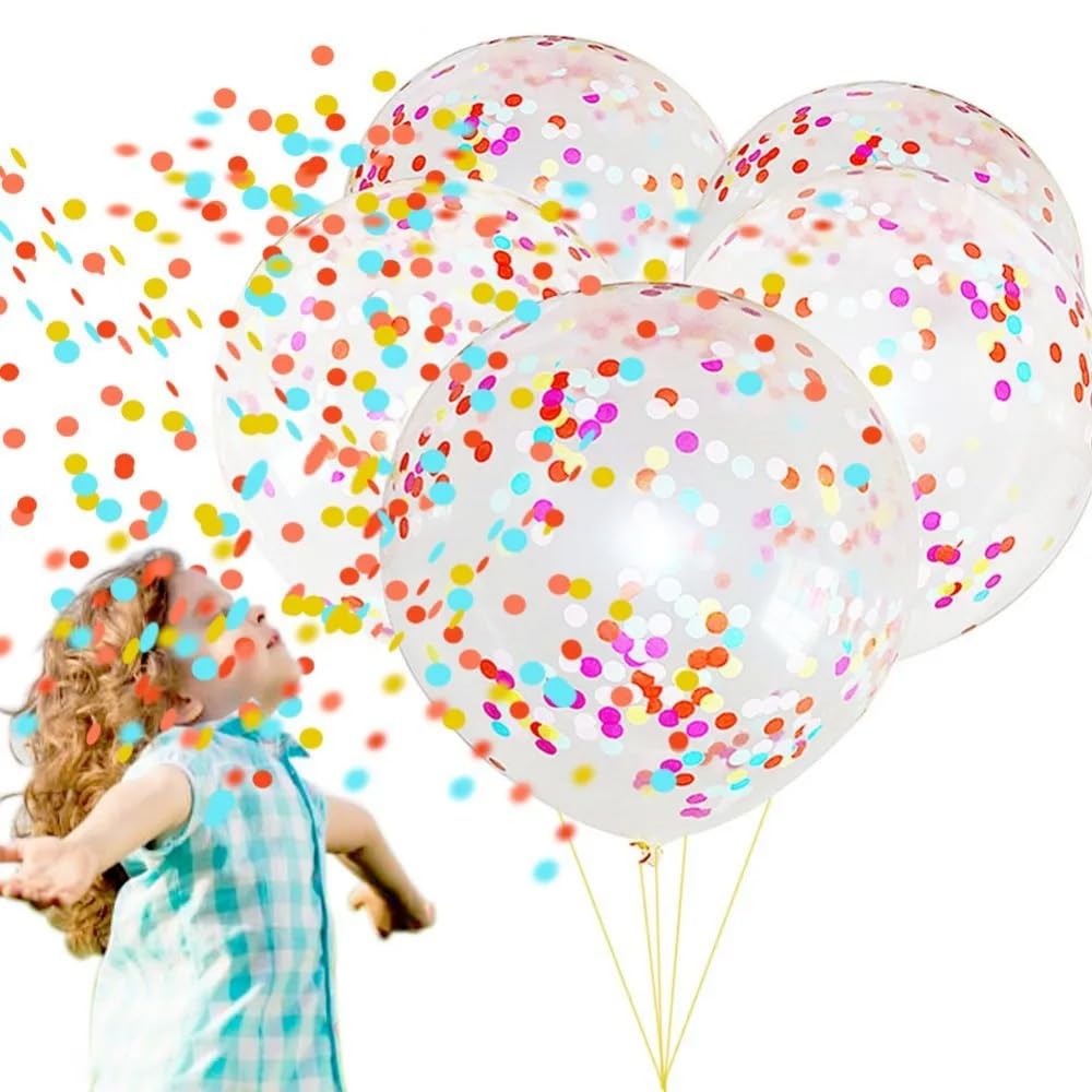 Lot De 6 000 Confettis Multicolores Ronds En Papier Pastel