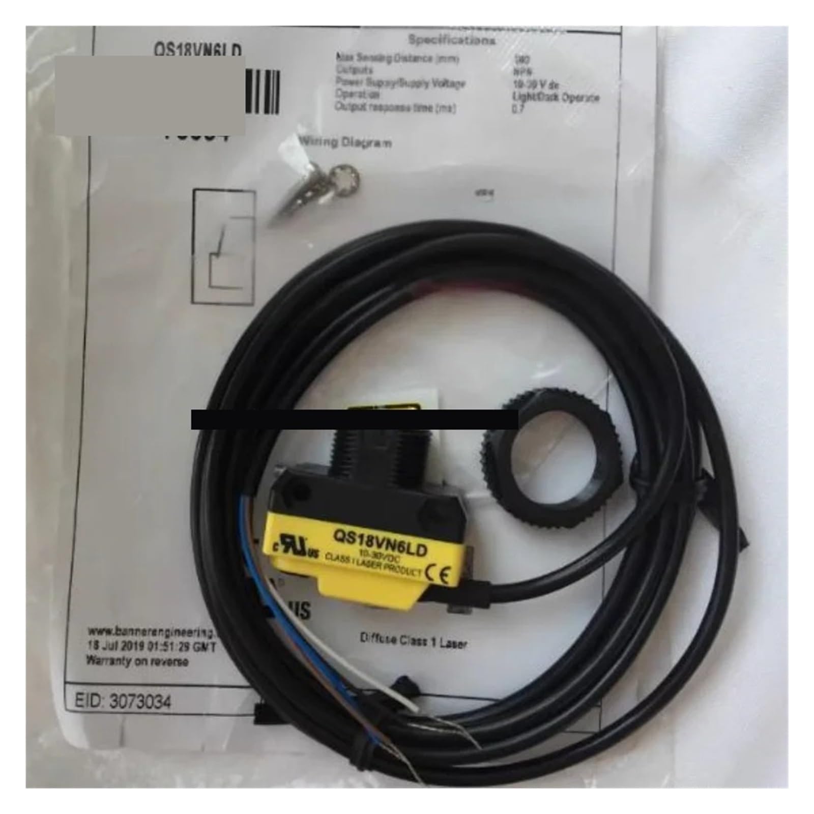 BACYDLPL 1PCS Photoelectric Switch Sensor QS18VN6LD
