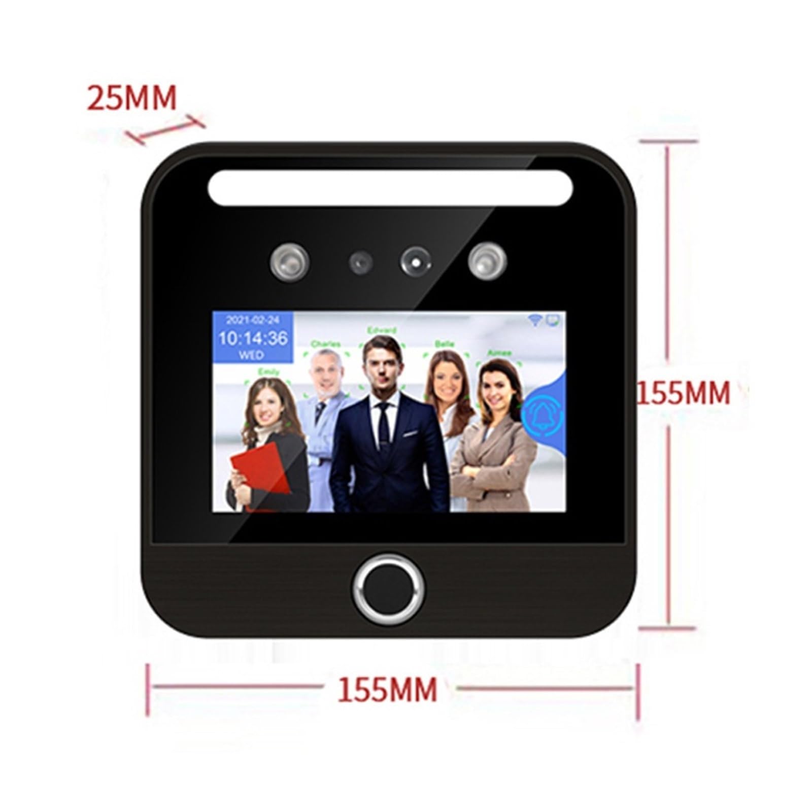 Marcar en la máquina, Máquina de asistencia TM-AL803F máquina tarjeta perforada reconocimiento dinámico, Control acceso huella digital(TM-AL11F)