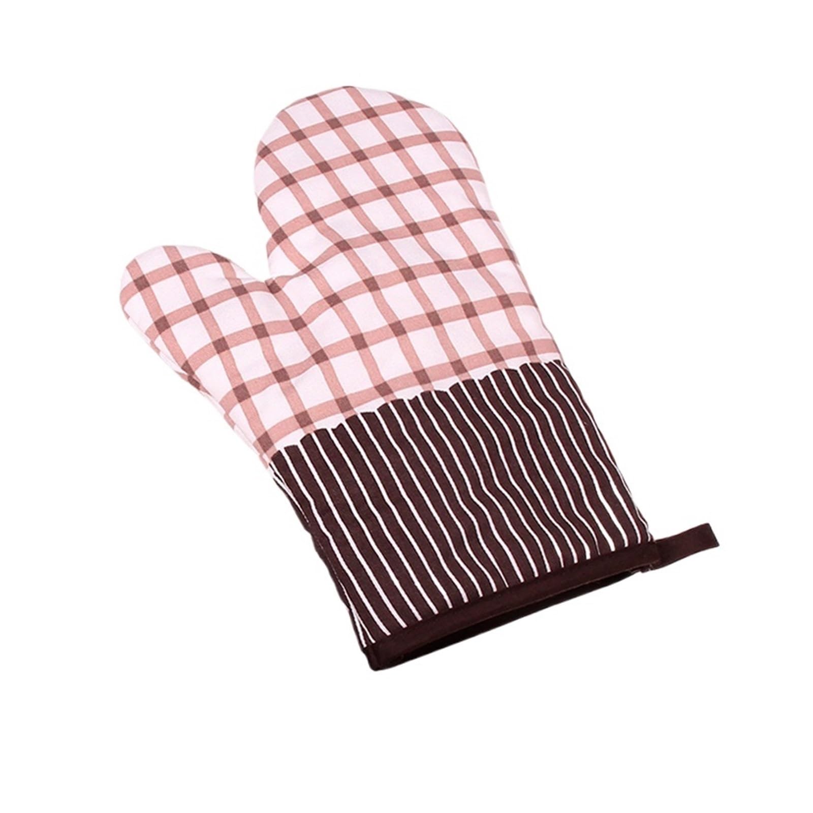 1 Par De Guantes Aislantes Algodón Grueso para Cocina
