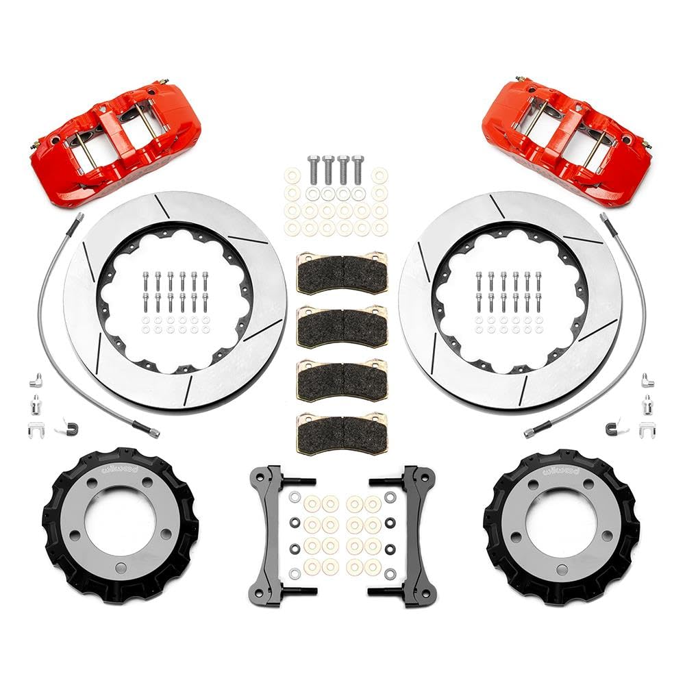 Amazon.com: Wilwood 140-15473-R AERO6 Front Big Brake Kit, 14.25