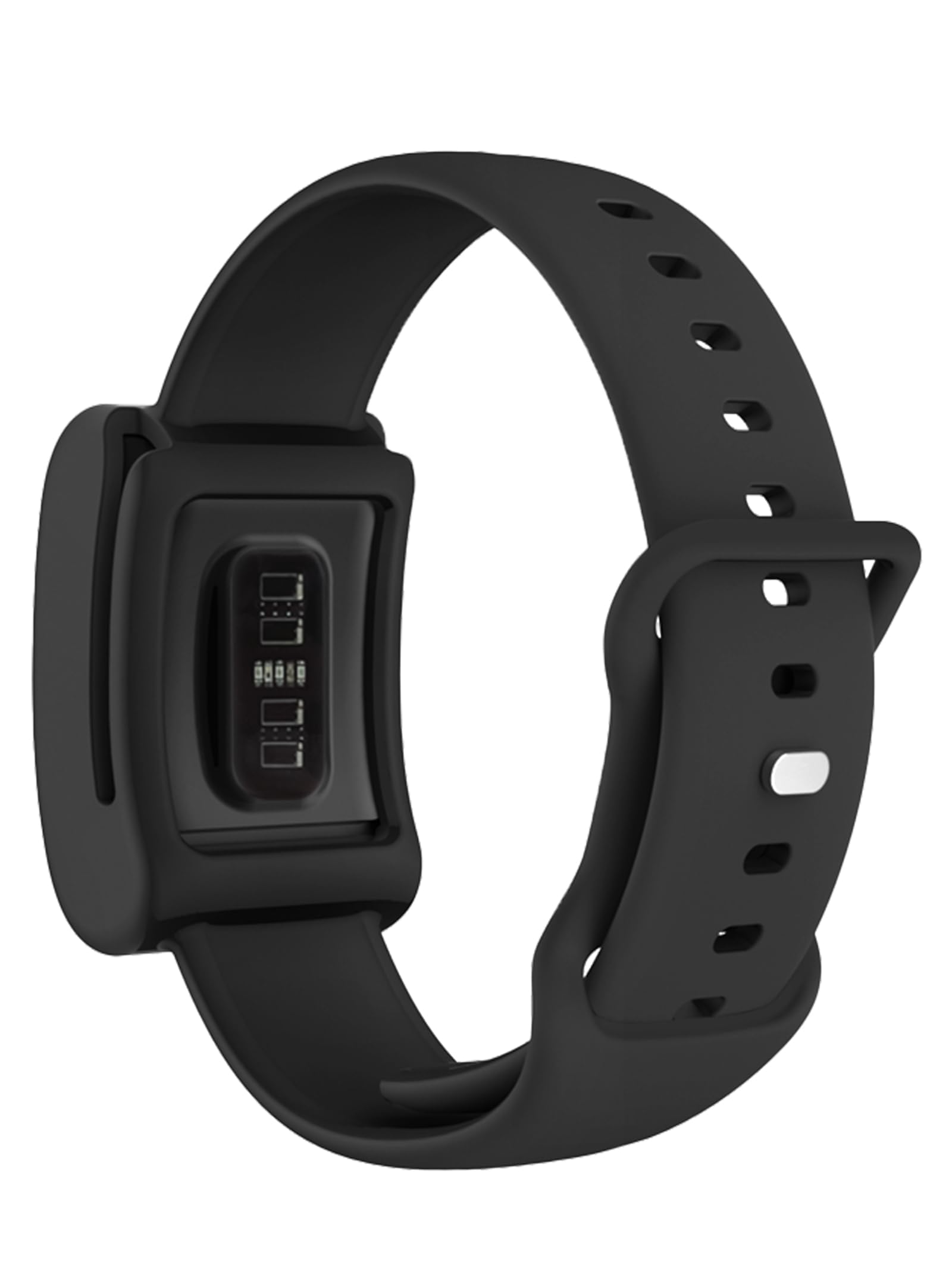 Silicone Smart Watch Strap for WHOOP 4.0/3.0, Silicone Loop Band, Sports Wristband, Soft-Touch, Waterproof and Sweatproof, Easy to Use and Adjustable, Gift for Woman Man, Black