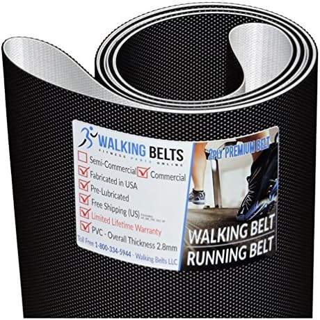 WALKINGBELTS Walking Belts LLC - Sole F63 (2014) Treadmill Walking Belt 2ply Premium + Free 1oz Lube