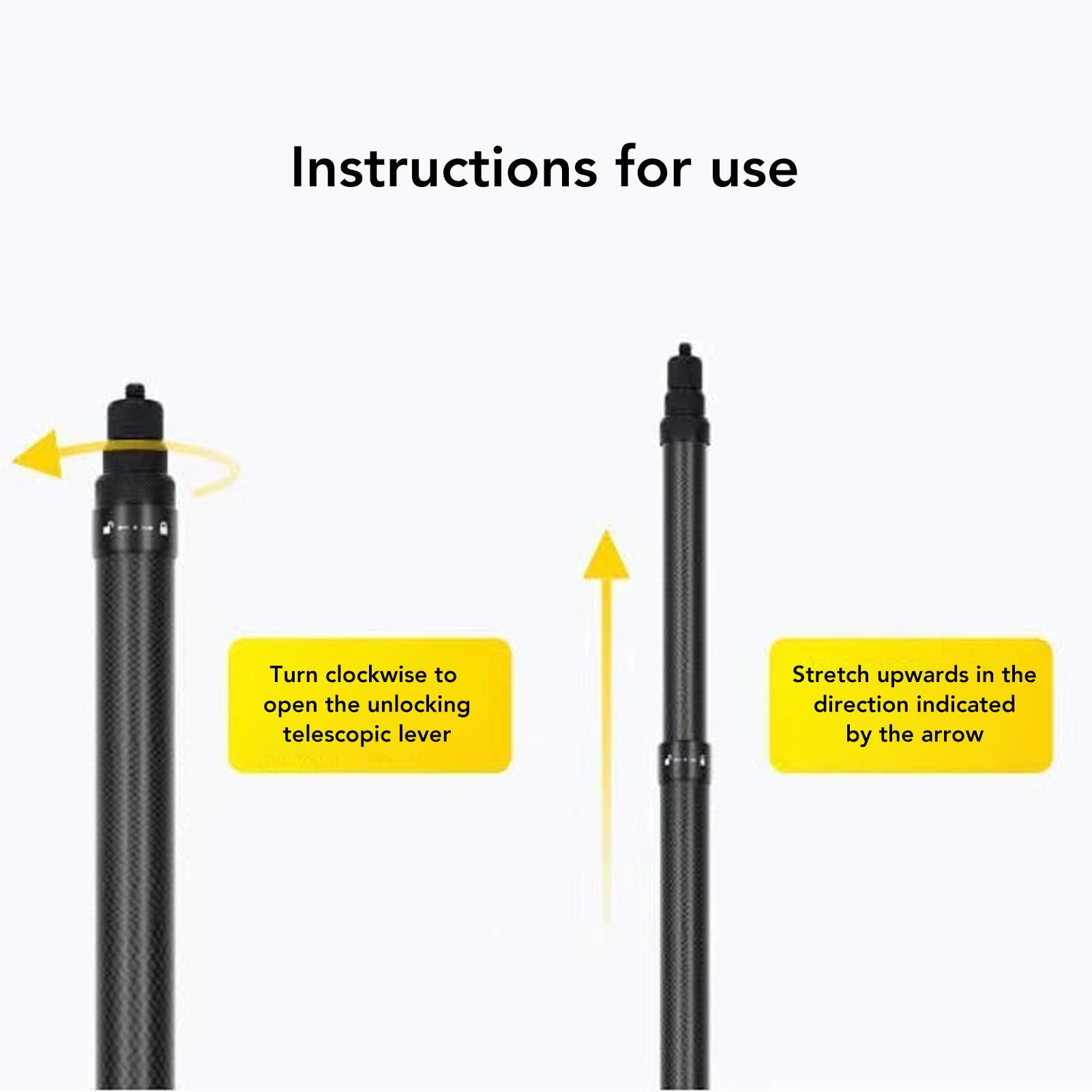 Amazon | 2m カーボンファイバー自撮り棒、軽量超柔軟ツイストロック Amazon | 2m カーボンファイバー自撮り棒、軽量超柔軟ツイストロック