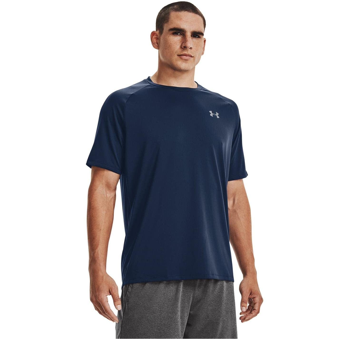 Under Armour Męska koszulka UA Tech 2.0 SS Novelty, sportowa koszulka, ubrania na siłownię, Akademia, S