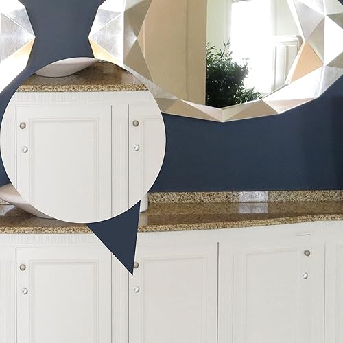 Miniatura 6 de Parachoques de vidrio con vástago de goma transparente de 5 tamaños, almohadillas antideslizantes de goma de vidrio no adhesivas para puertas de