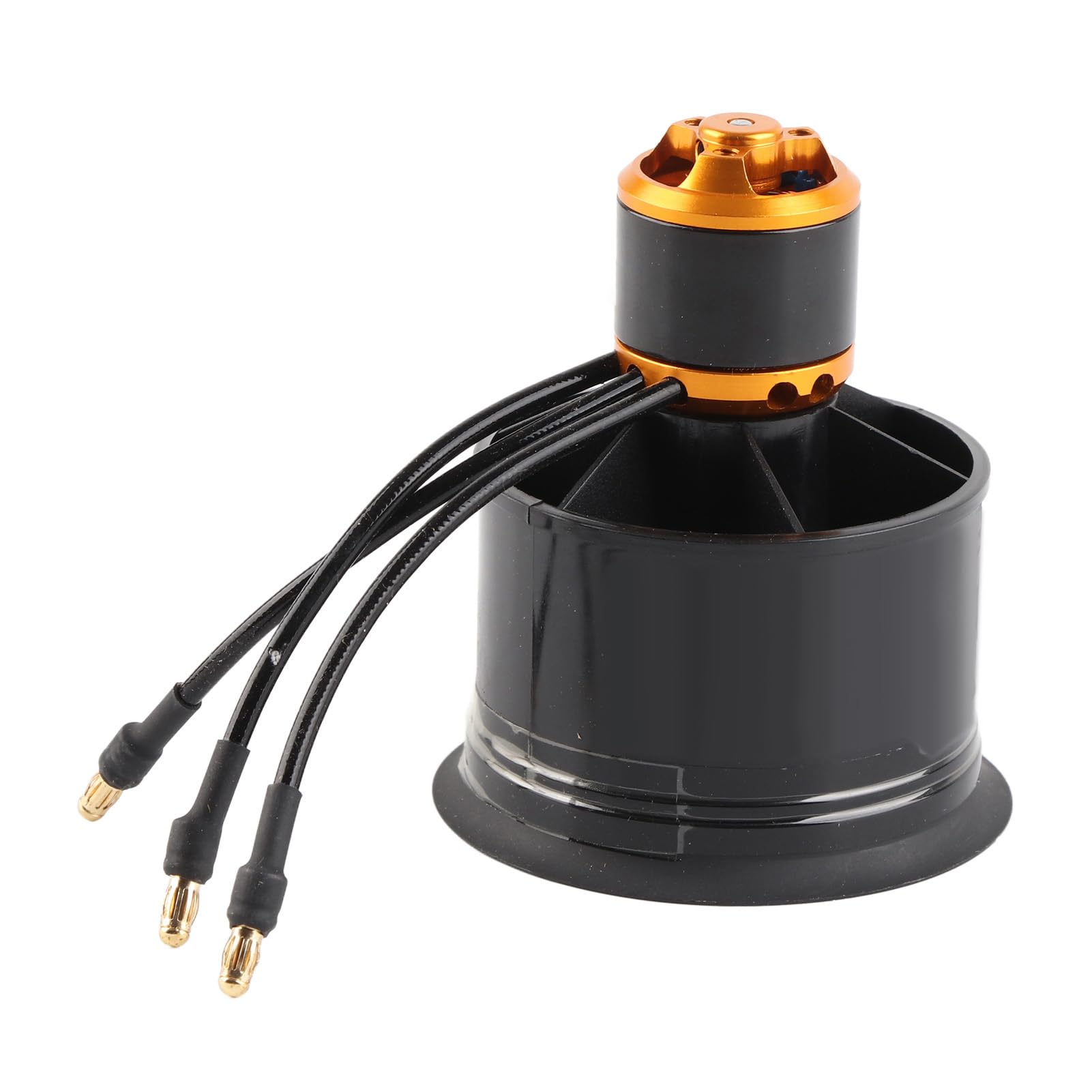 Drfeify 50mm EDF Ducted Fan with QF2611-5000KV 34S Brushless Motor, 12 Blades, RC Airplane, Unisex, Children