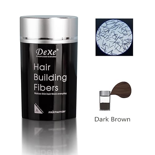 Miniatura 2 de Dexe Hair Building Fibers Color Powder Instant Thicken Thinning Hair for Men and Women