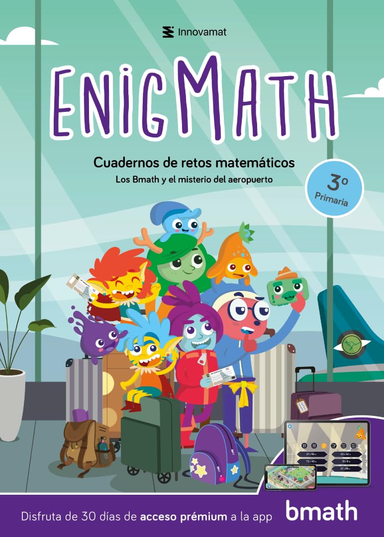 Innovamat - Enigmath 3º de primaria - Cuaderno de retos matemáticos (Colección Enigmath)