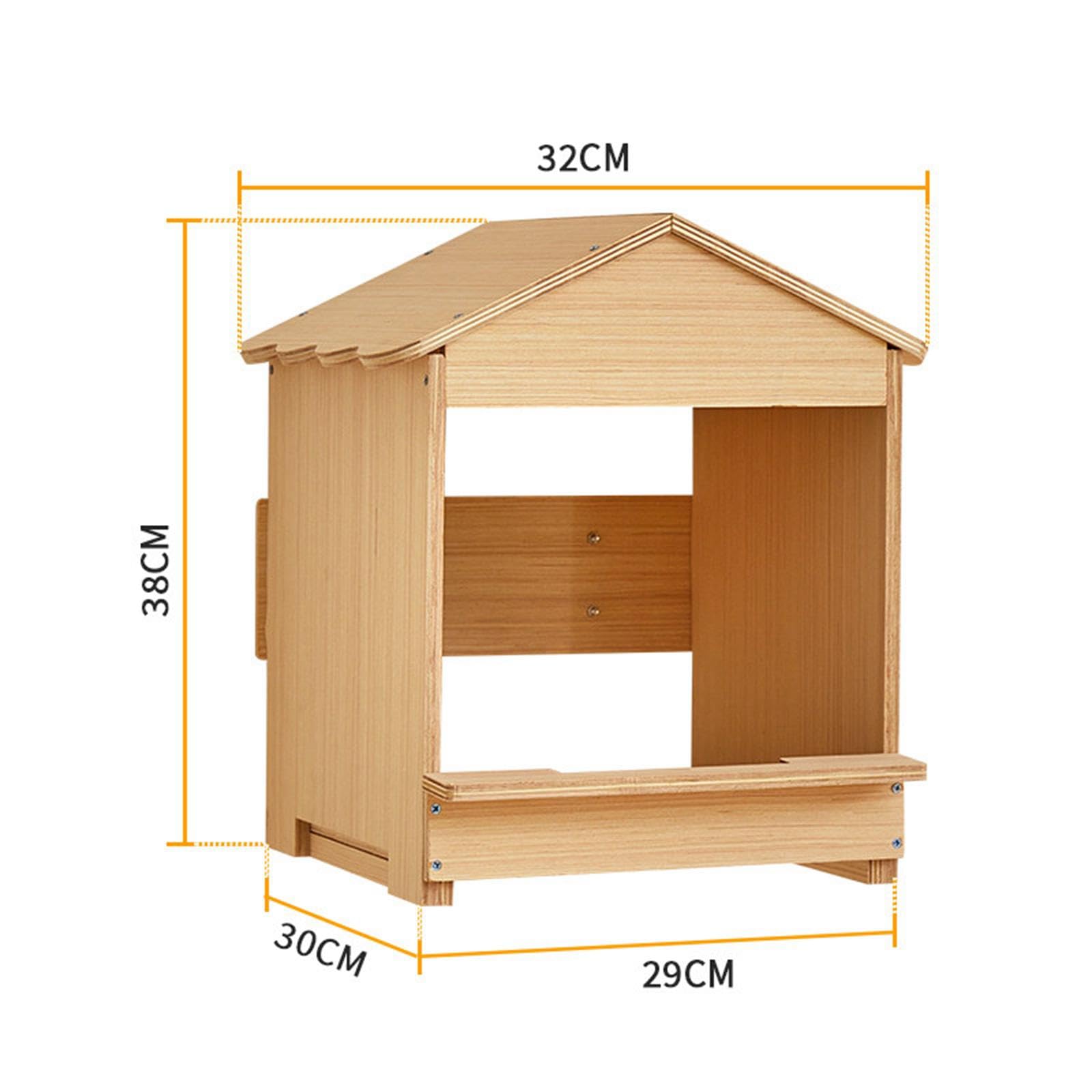 Nido per Galline, con Scomparti Individuali, in Legno Massello, Raccogli-Uova, di Facile Manutenzione, Pratico per Allevare Galline in Casa.