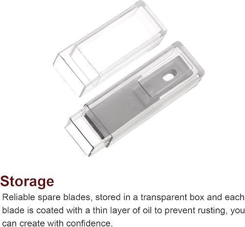 Miniatura 4 de HARFINGTON 60 cuchillas de repuesto para cuchillos Exacto #21, cuchillas de repuesto de precisión Exacto, cuchillas de repuesto para bricolaje,