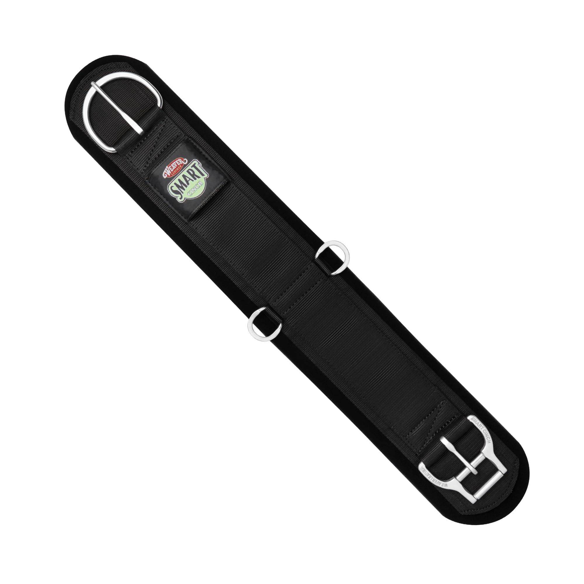 Weaver Leather Neoprene Straight Smart Cinch, Black, 26"