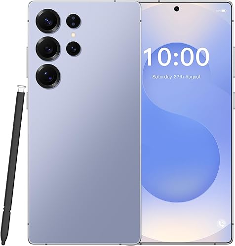 Teléfono inteligente C25 Ultra 5G desbloqueado, 8 GB+256 GB, Android 14, bolígrafo integrado, teléfono inteligente de batería de larga duración de