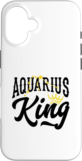 iPhone 16 Aquarius King Aquarius Zodiac Sign Astrology Aquarius Case