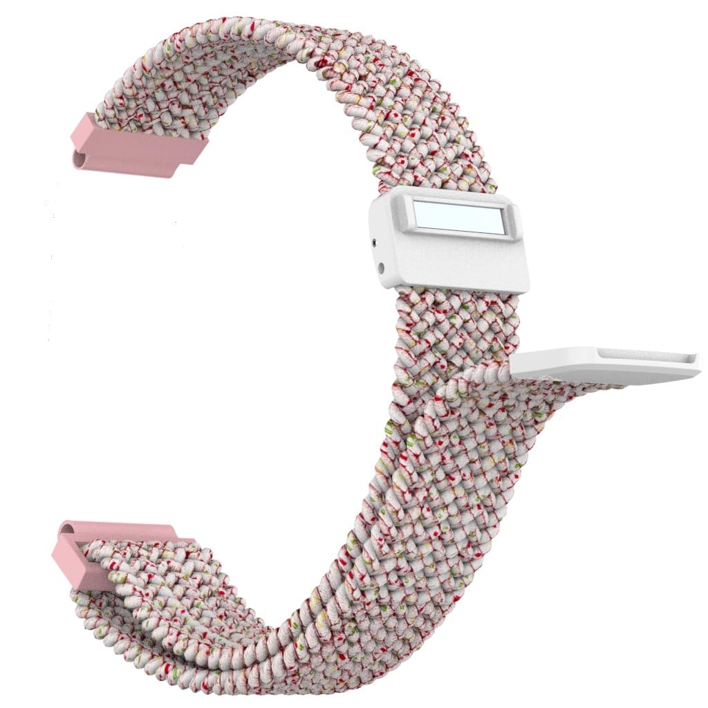 C2D JOY Braided Nylon band Compatible with Garmin vivofit 4 Activity Tracker Replacement Watchband with Metal Case Medium-image-7
