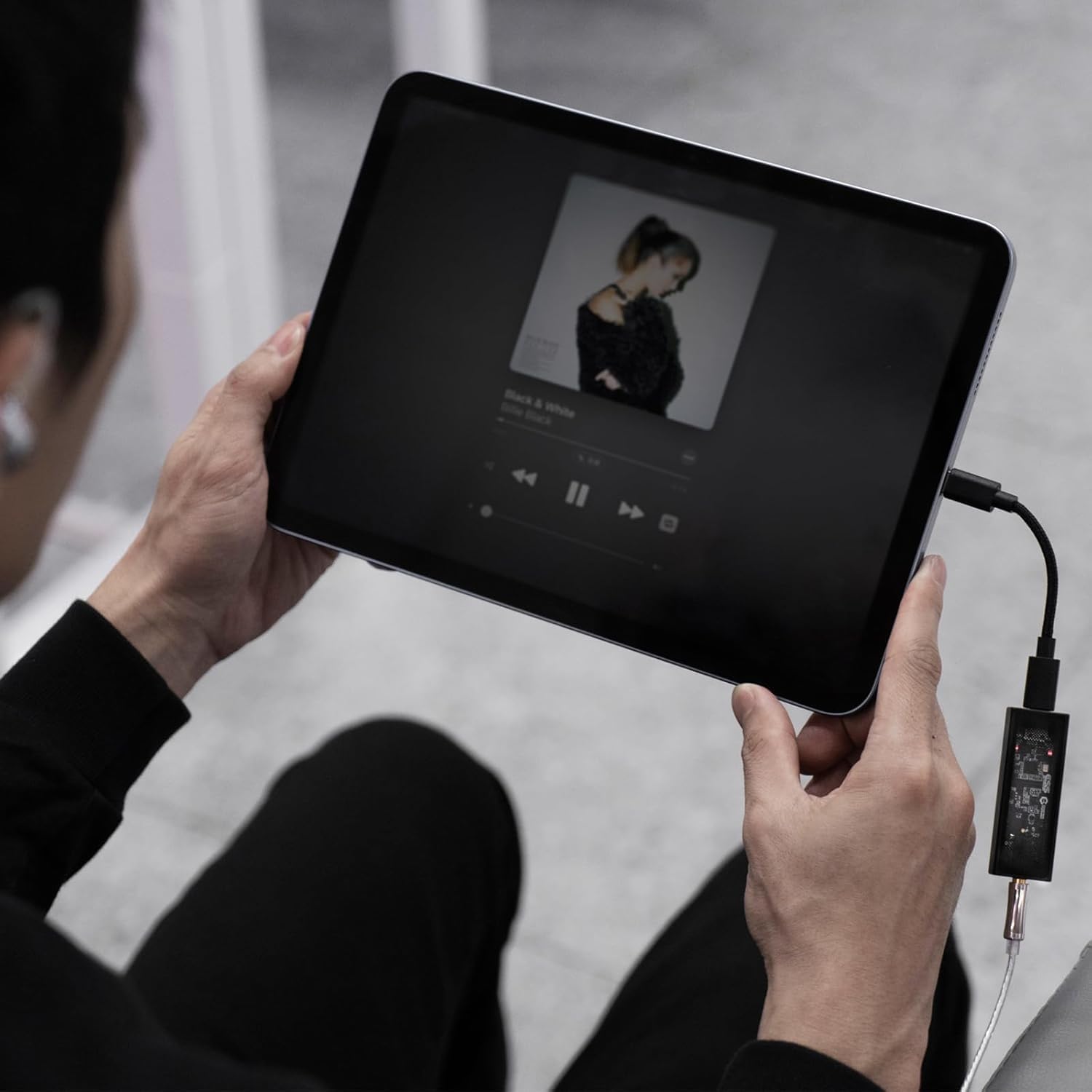 Questyle M12i - Amplificatore per cuffie portatile DAC USB, certificato MFi, DAC Hi-Res, basso rumore, per smartphone, PC, computer portatili, jack da 3,5 mm, amplificatori per cuffie, DAC USB