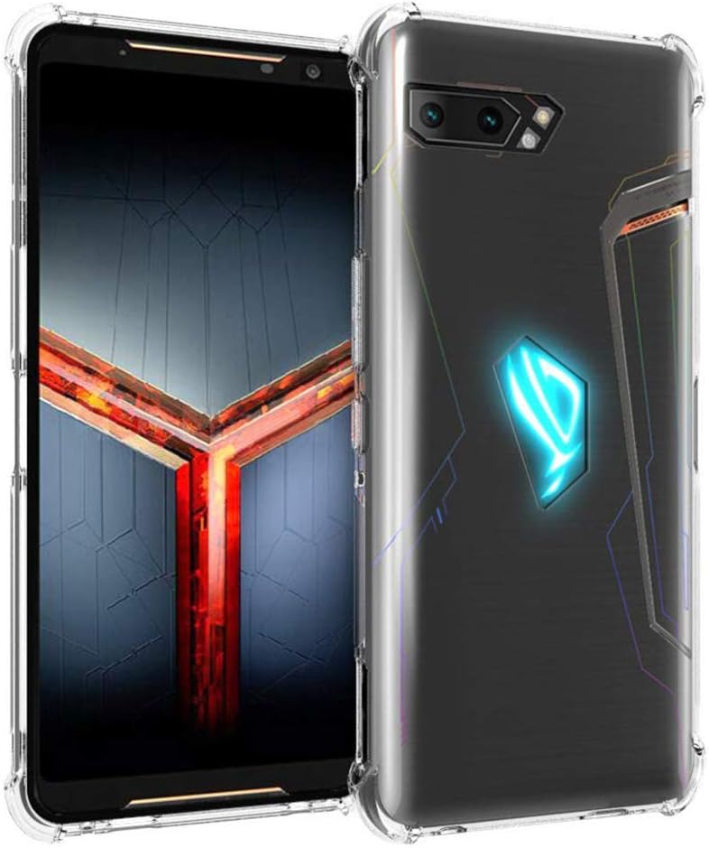 Lustree Back Cover for Asus ROG Phone 2 (Silicone|Transparent)