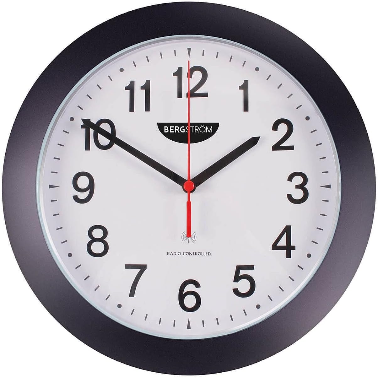Coopers of Stortford Radio Controlled Wall Clock (Black) Amazon.co.uk