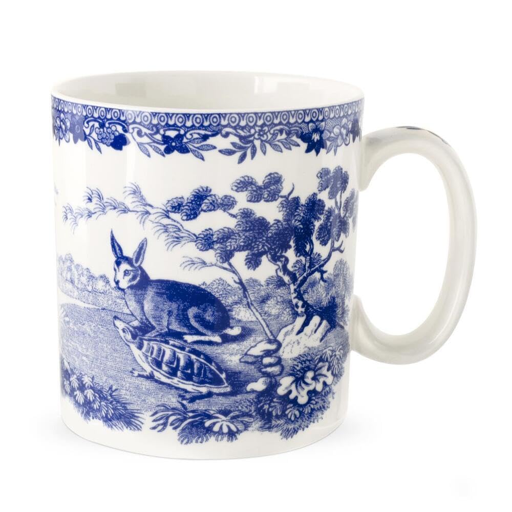 BALAJITRADE Spode Blue Room - Aesops Fable Archive Mu Printed Coffee and Tea Ceramic Mug- 320 ML Ceramic Coffee Mug 7327