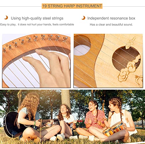 Joygood Harp Autoharps Lyre Humanized Design Of The Moon Harps thumb #5
