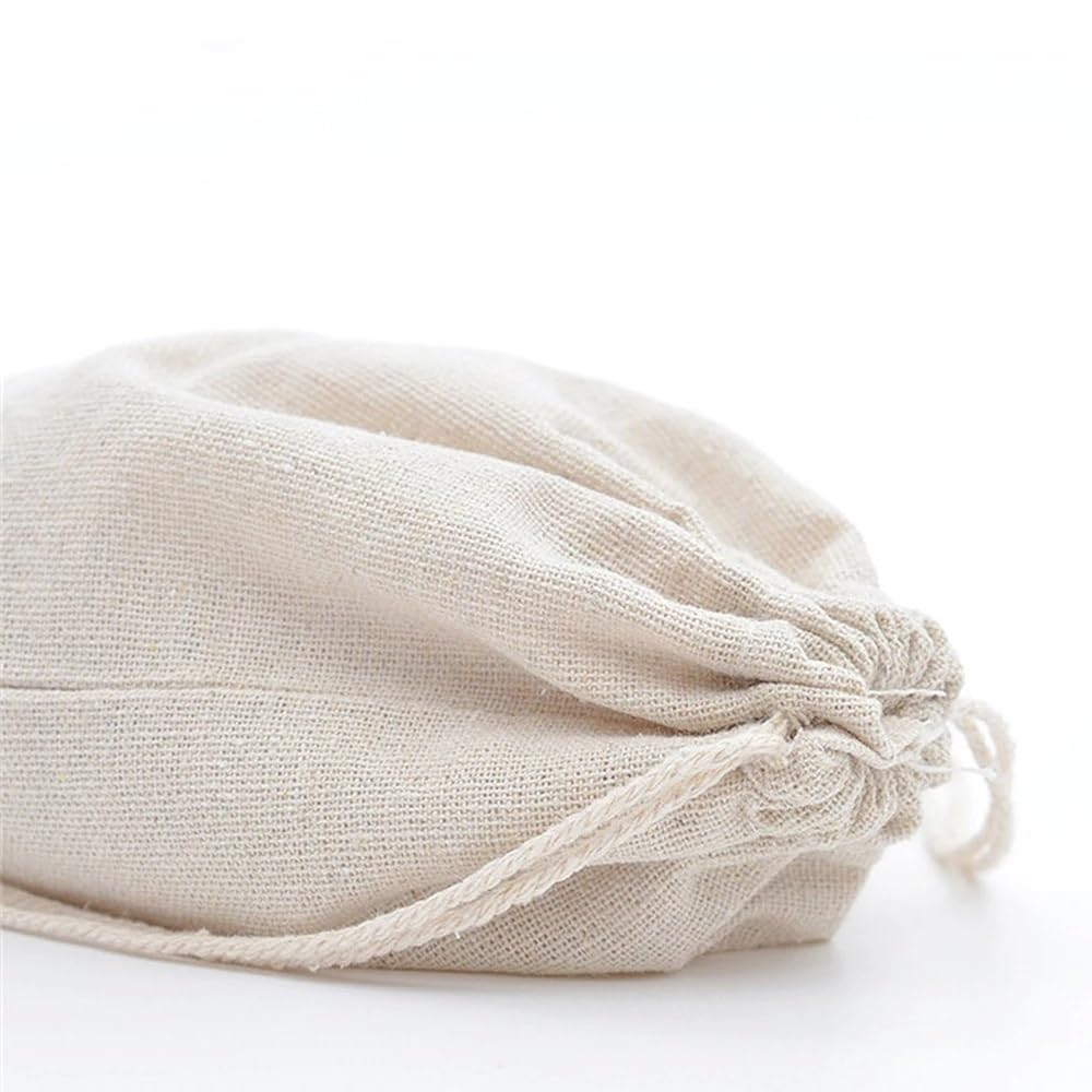 Sacchetti di Luta Sacchetto del regalo Per la casa del partito 50pc Cotone Lino iuta Bag con coulisse regalo sacchetto di tela da imballaggio Sacchetti Gioielli Packaging Tool Per Regali di Nozze, Fes