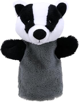 The Puppet PC004601 Eco Animal Buddies Badger - Hand Puppet