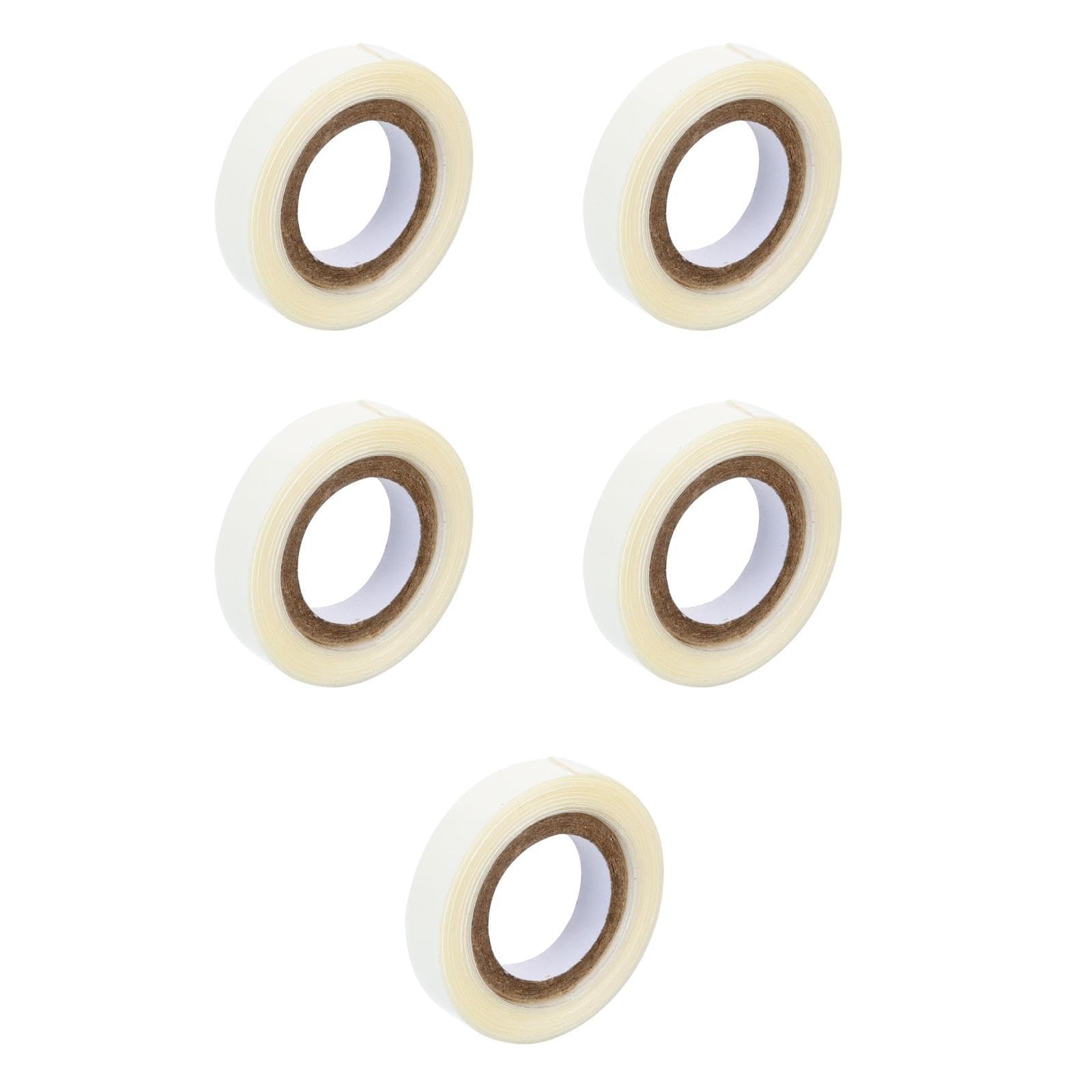 Healeved 5rotoli Biadesivo Per Parrucche Yards Adesivo e Resistente Facile Applicare e Rimuovere Residui Per Estensioni e Parrucche Naturali