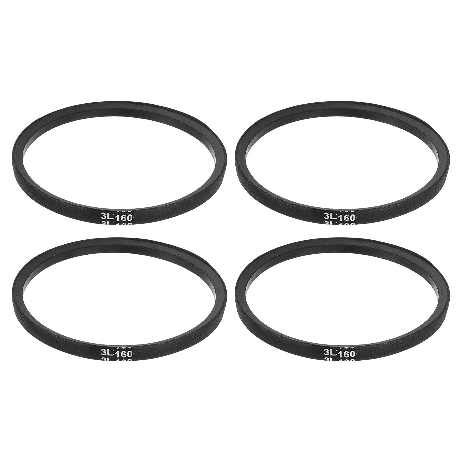 uxcell 3L240 Classic Wrapped Rubber V-Belt, 24"(610mm) Outside Circumference, 3L Profile V Belt 3/8" Width 7/32" Height — view 180