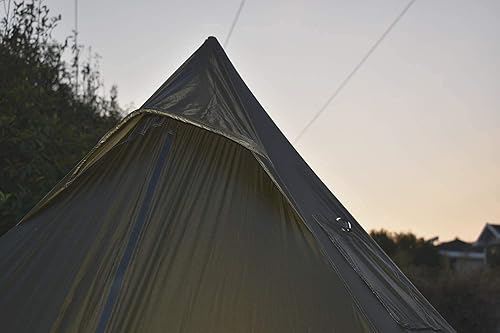 Miniatura 7 de Tienda caliente Tipi para 4 personas con piso - El refugio ultraligero definitivo para aventuras al aire libre PU3000mm