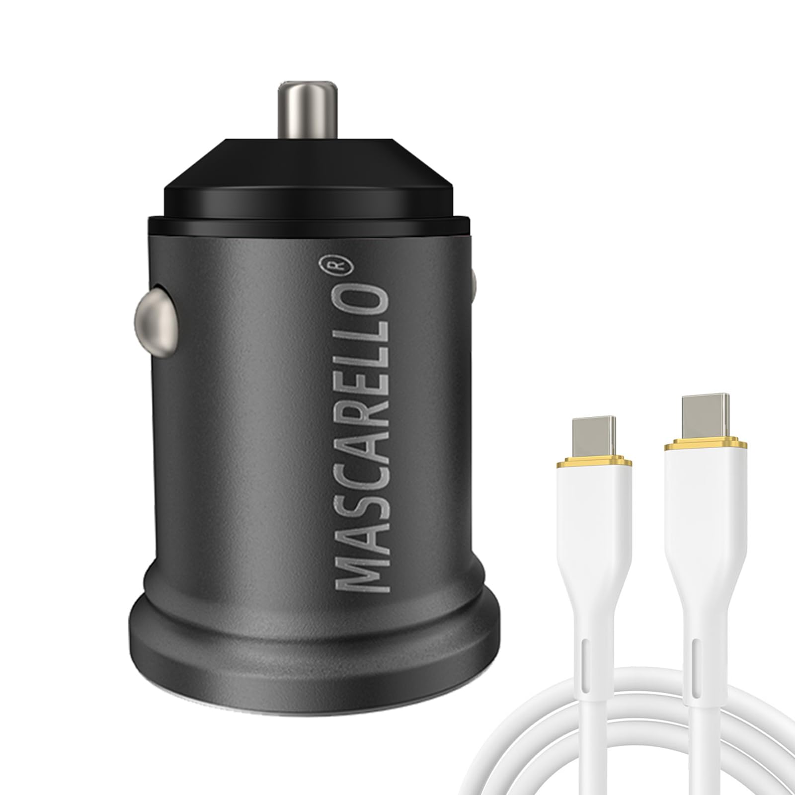 YIHAIXINGWEIUSB C Car Fast Charger, Super Fast Charging Type C Car Charger Adapter (Dark Grey-1)