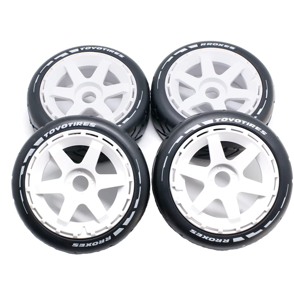Amazon | WLYEJEA RCオンロードタイヤ 17mm 六角4インチ