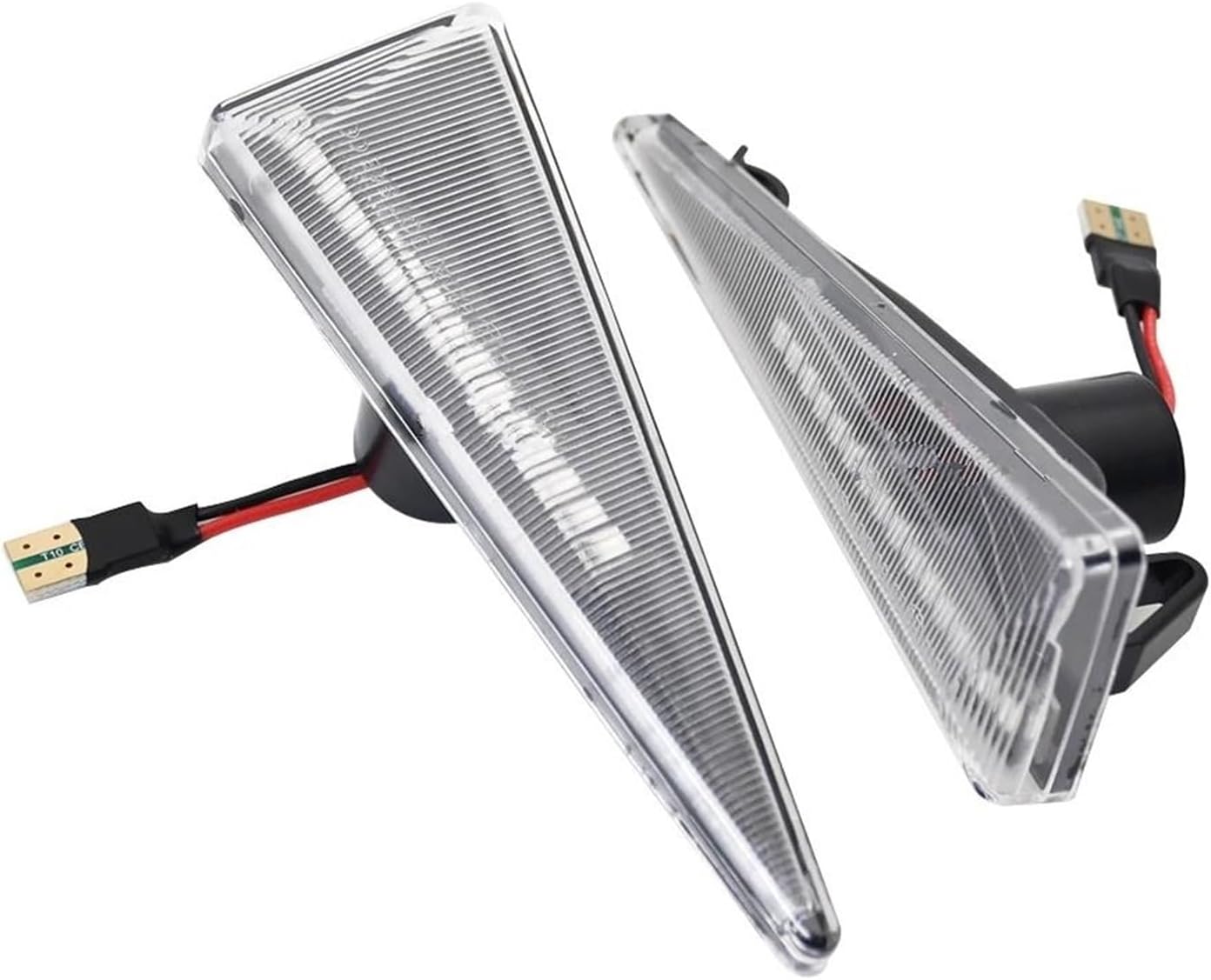 Turn Signals Dynamic LED Flashing Turn Signal Side Marker Lamp For Avantime For Espace MK4 For Megane MK2 For For CC Blinker(Crystal)