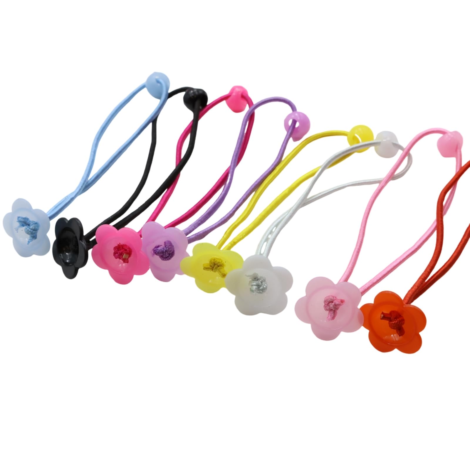 Amazon | KUKU工房 カップ台座付きヘアゴム 100本セット (花カップ