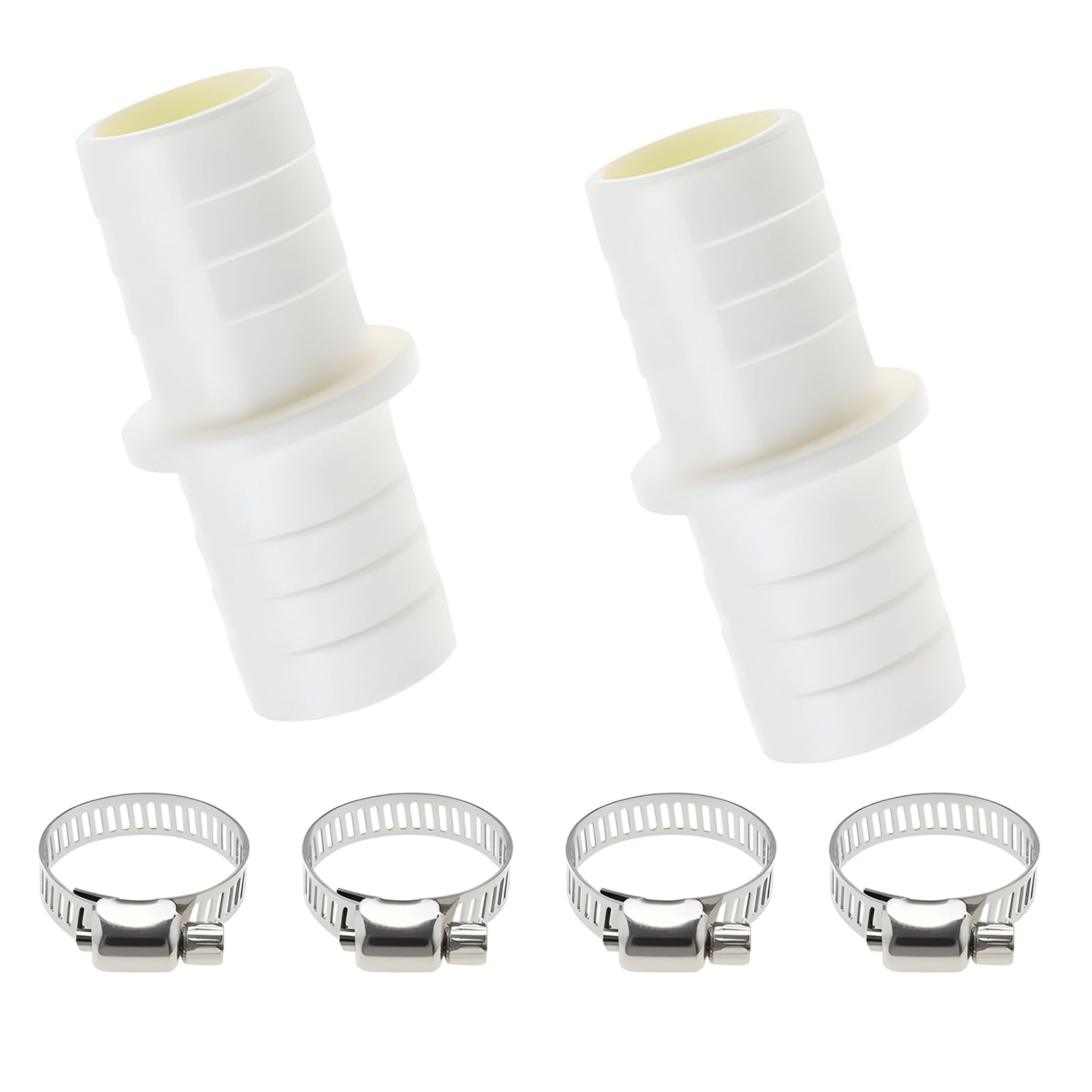 Washing Machine Waste Pipe Connector, Washing Machine Hose, 9-Piece Kit with 3 Pipes and 6 Accessories