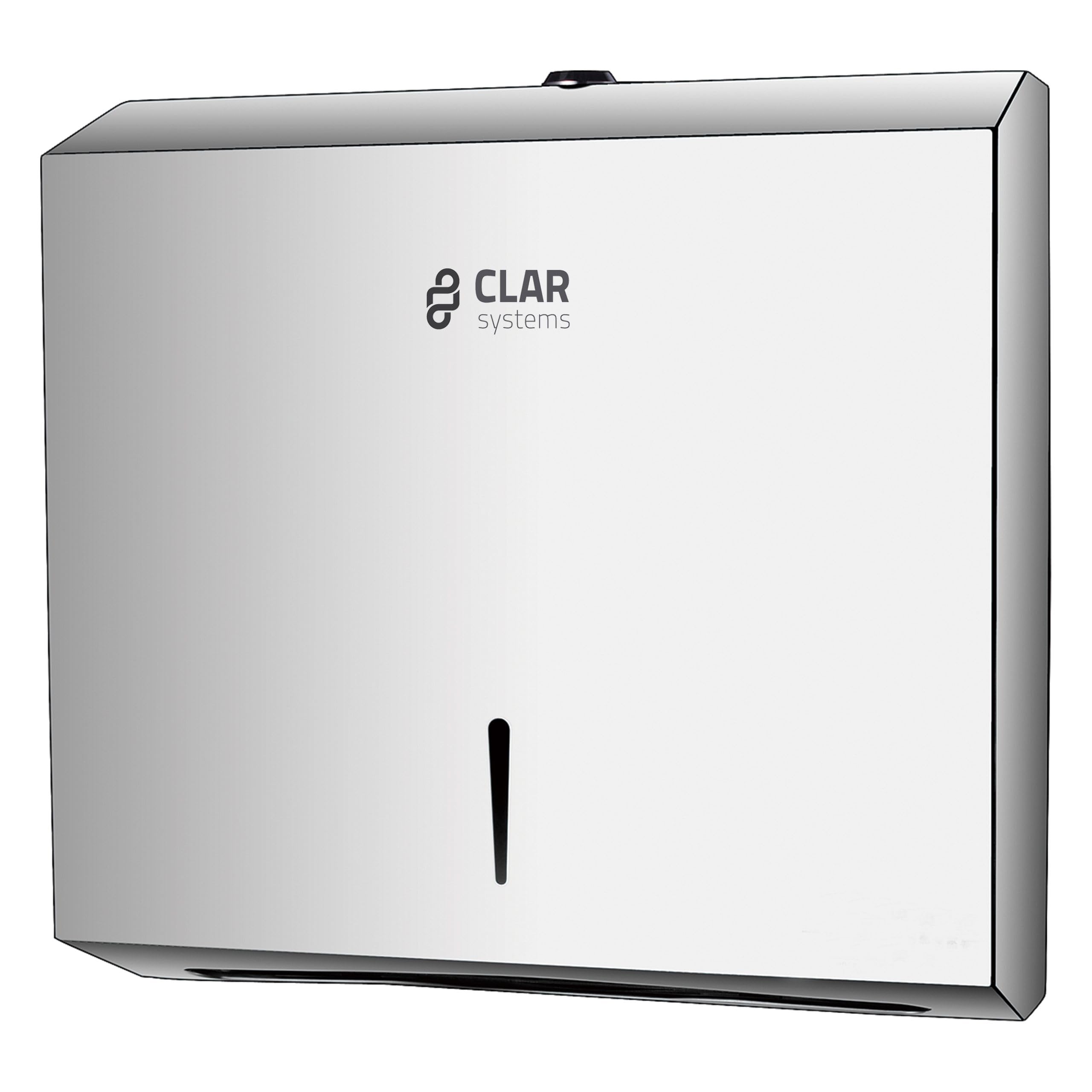 RO - Linea Blanca ® - DISPENSADOR DE Papel Toalla Industrial 600 Servicios”Eco” INOX Brillo -T4301BR