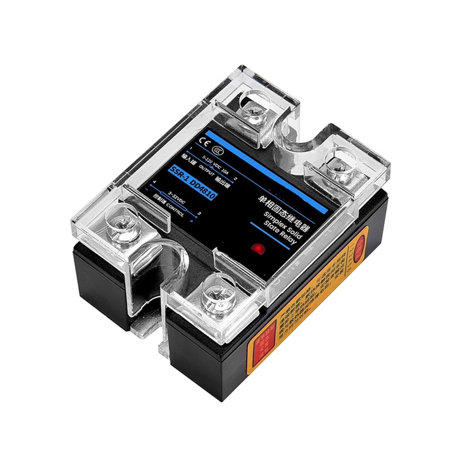 Módulo de relé de estado sólido DD SSR-40DD de 10 A, 25 A, 40 A, 60 A, 80 A, 100 A y 120 A for control de temperatura(SSR-120A)
