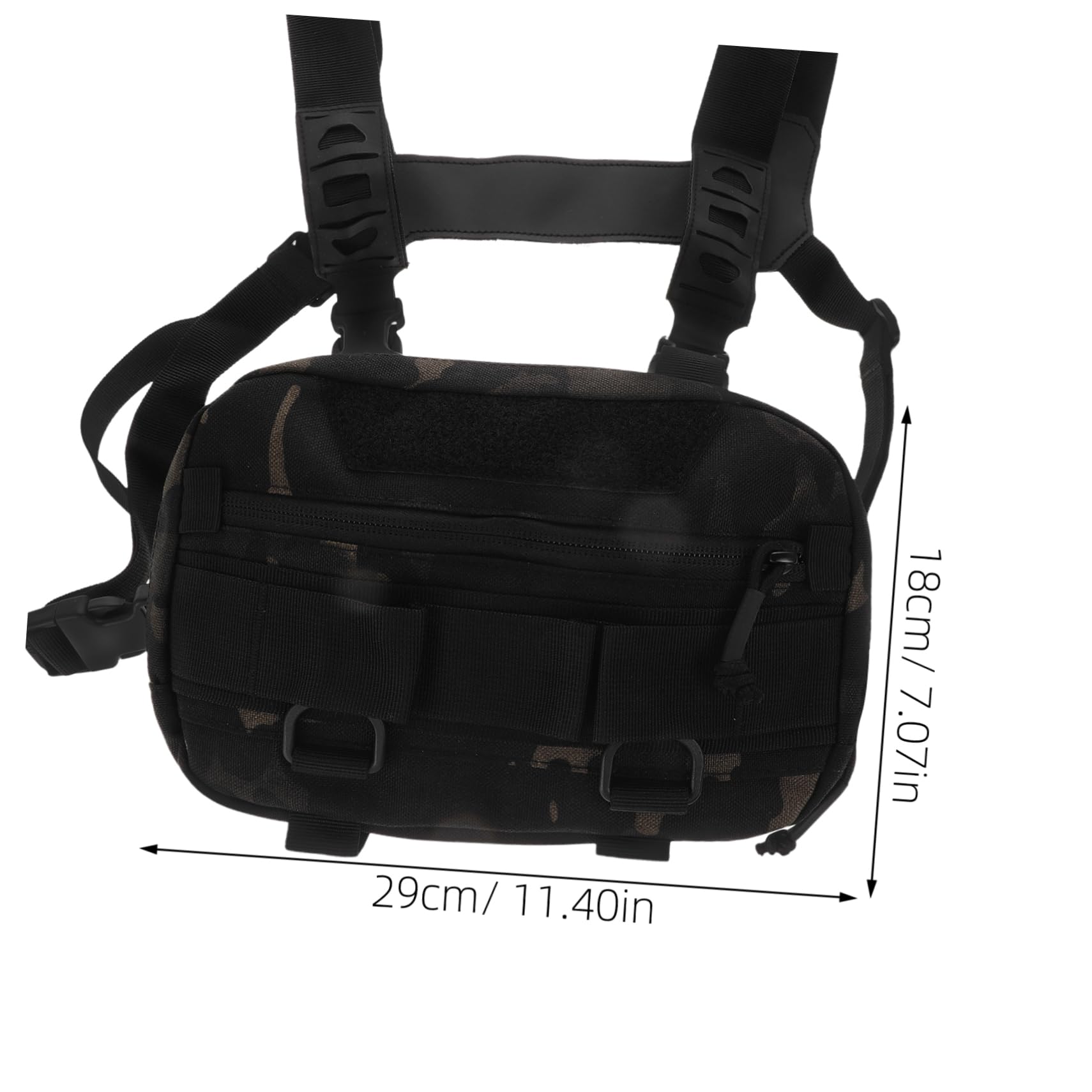 COLLBATH Multi Function Chest Pack for Men Stylish Camouflage Outdoor Bag for Hiking Running and Snowboarding Versatile Design with Multiple Pockets for Easy Organization