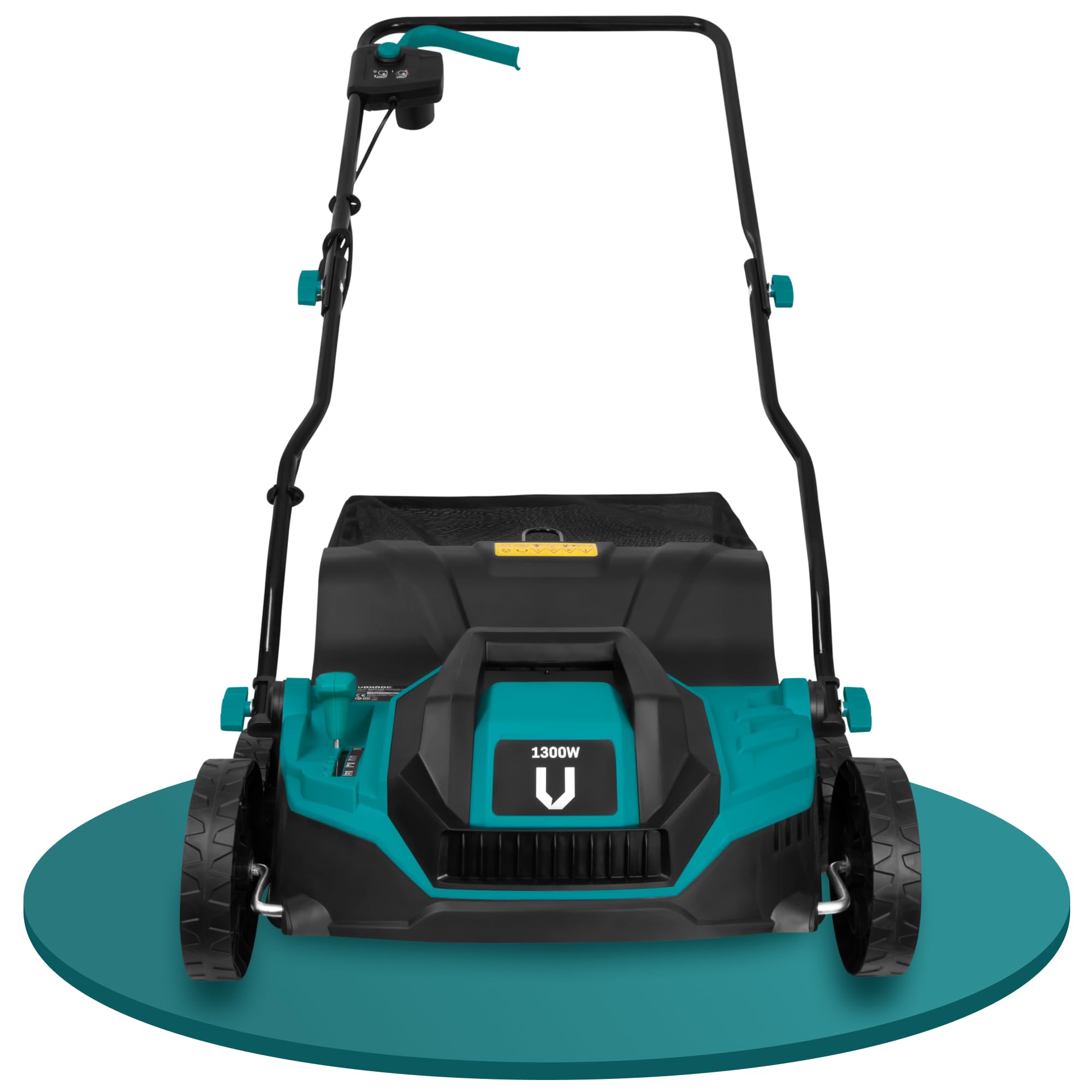 VONROC Vertikutierer Elektro - Rasenbelüfter 1300W