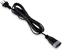 Force Line - Cordão Prolongador Tripolar 10A 3 Metros Bivolt Preto