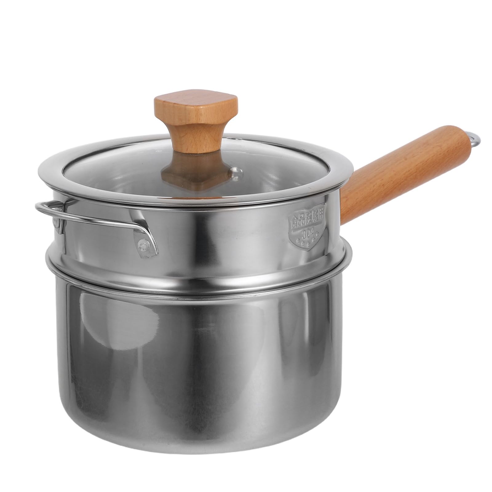 Olla para Calentar Leche de Acero Inoxidable Pequeña para Sopa