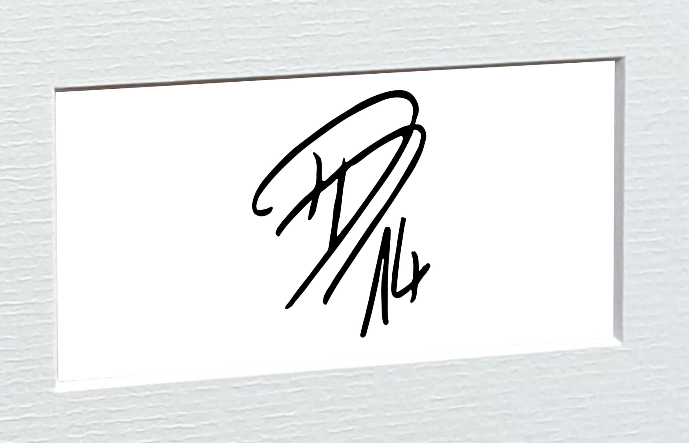 Signierter Bilderrahmen Desire Doue Paris Saint-Germain PSG Désiré Doué Doué, 30,5 x 20,3 cm, mit Autogramm