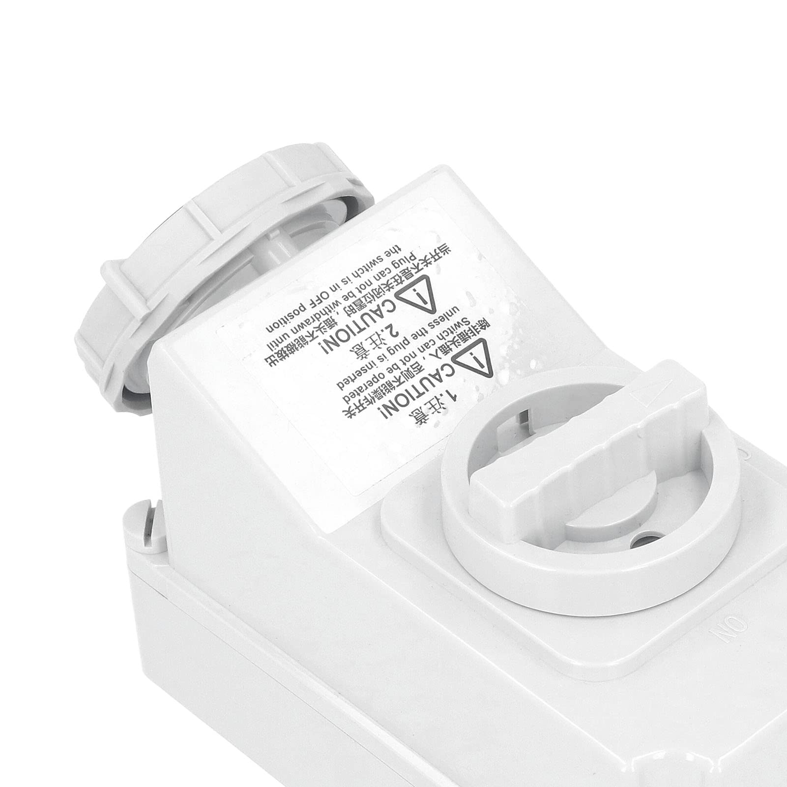 Presa Impermeabile da Esterno 32A Presa Interruttore di Interblocco a 3 Pin Presa di Bloccaggio Presa Elettrica Industriale Presa 220‑250 V