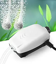 HITOP Bomba de ar para aquário, 2W super silenciosa