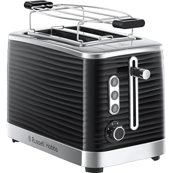 Russell Hobbs 24371-56 Toaster Black 2 Slice Model 1050 Watt