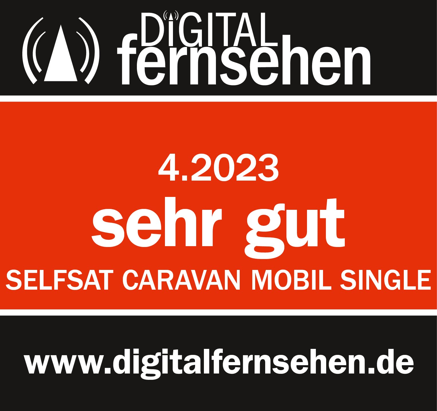 Selfsat Caravan Mobil Single vollautomatische Satellitenantenne inkl. iOS/Android Steuerung