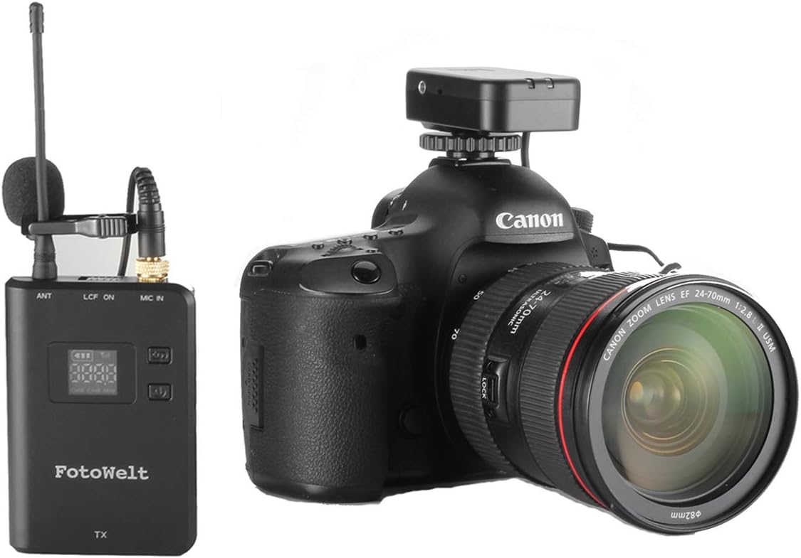 Exсluѕіvе Dіѕсоunt 70% Prісе Dazzne MK-8 UHF Wireless Lavalier Microphone with LED Display Screen Wireless Microphone Applicable for DSLR Cameras, Canon, Nikon, Sony & Camcorders Exсluѕіvе Dіѕсоunt 60% Prісе Dazzne MK-8 UHF Wireless Lavalier Microphone with LED Display Screen Wireless Microphone Applicable for DSLR Cameras, Canon, Nikon, Sony & Camcorders