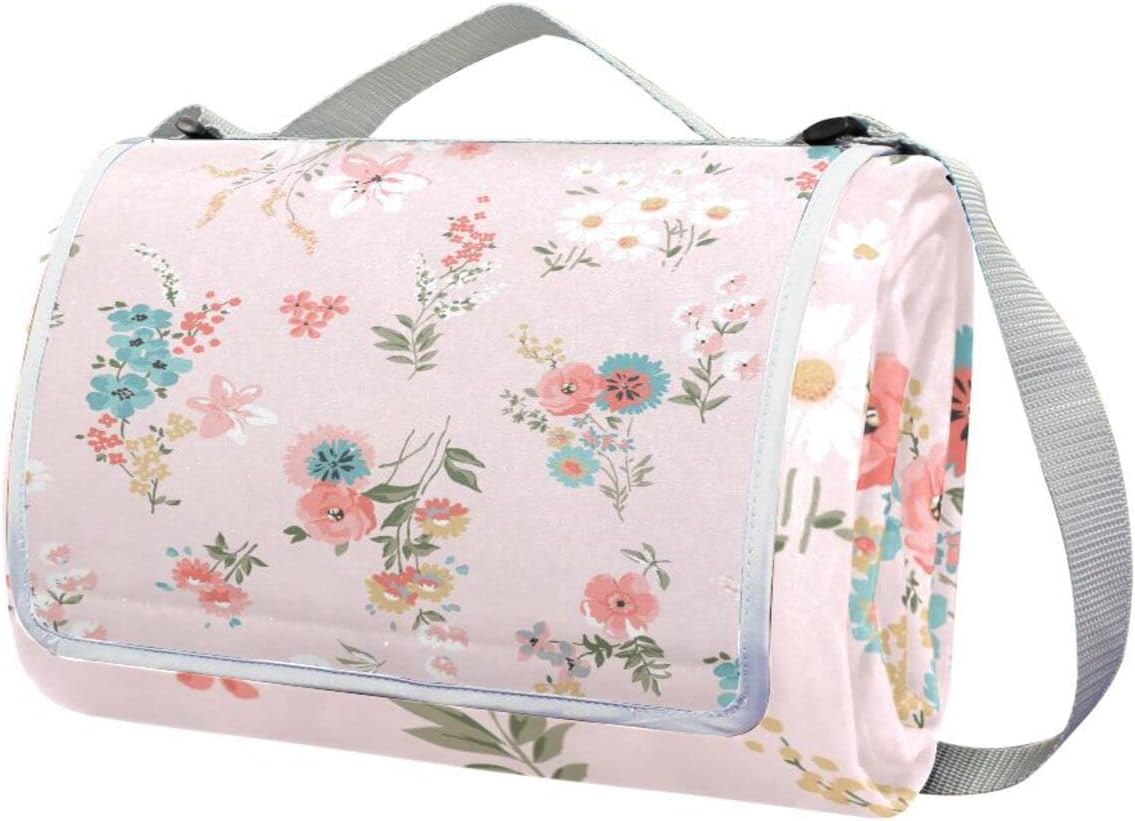 レジャーシート レジャーマット 厚手 アルミ 折り畳み 防水 コンパクト 大判 可愛い かわいい ピンク 花柄 花見 キャンプ 軽量