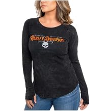 Women's Avenue Foiled Long Sleeve Scoop Neck Cotton Shirt