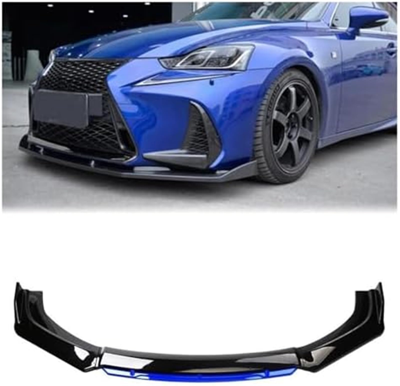 Splitter Car Front Bumper Lip Body Kit Splitter Spoiler Dyfuzor